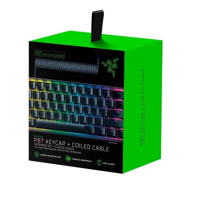 RAZER KEYCAP + CABLE PBT SET CLASSIC BLACK RC21-01490800