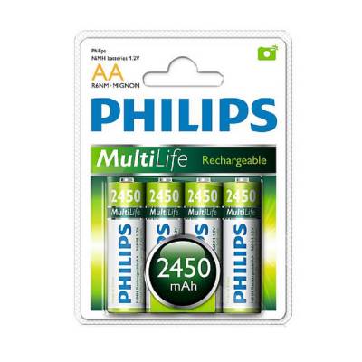 PHILIPS PILAS AA BLISTER X 4 2450 MAH R6B4A245/97