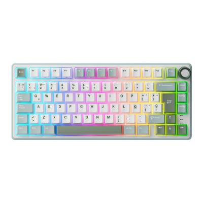 RK ROYAL TECLADO RKR75 SKYCYAN SILVER SWITCH