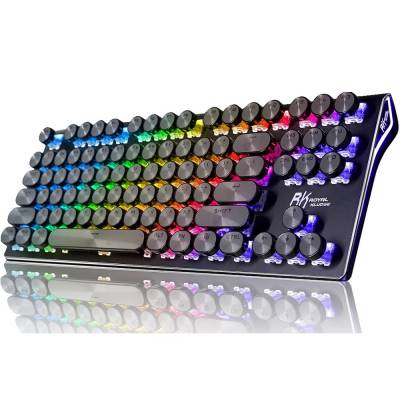 RK ROYAL TECLADO RK-S87 SWITCH BLUE COLOR BLACK