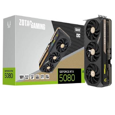 ZOTAC GEFORCE GAMING RTX 5080 SOLID OC 16GB GDDR7