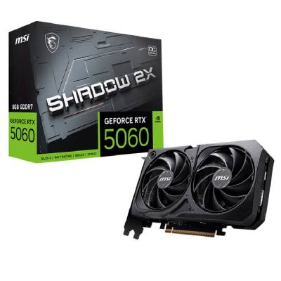 Imagen de MSI GEFORCE RTX 5060 8GB SHADOW 2X OC 912-V537-038