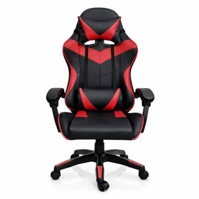 Imagen de GENERICA SILLA GAMER CUERO SINTETICO BK/RD