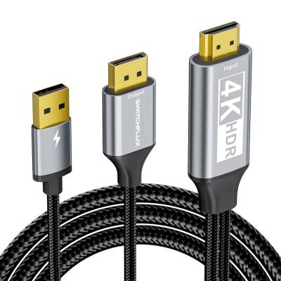 Imagen de SWITCHFLUX CABLE HDMI A DISPLAYPORT 4K 60HZ