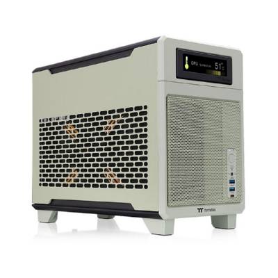 Imagen de THERMALTAKE GABINETE TR100 MINI TOWER MATCHA GREEN CA-11A-00