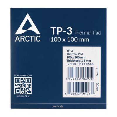 Imagen de ARCTIC ALMOHADILLA TERMICA TP-3 100X100MM 1.5MM