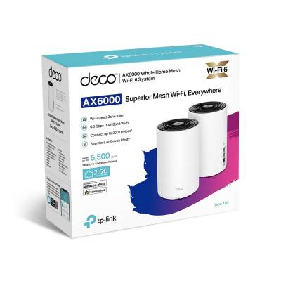 TP-LINK ACCES POINT DECO X80 2-PACK AX6000