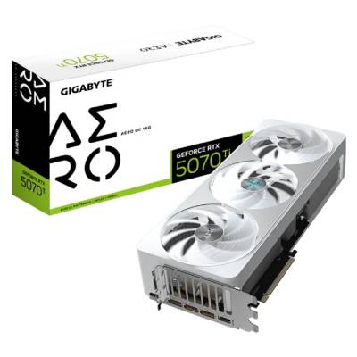 Imagen de GIGABYTE GEFORCE RTX 5070 Ti GV-N507TAERO OC-16GD