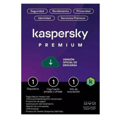 Kaspersky Premium + Customer Support LatAm 10 Dvc  5 Account KPM 2Y Bs DnP